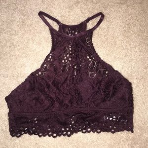 Plum Keyhole Aerie Bralette